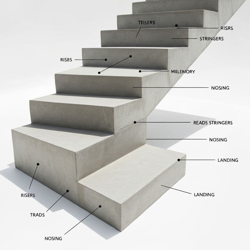 The Anatomy of Concrete Stairs