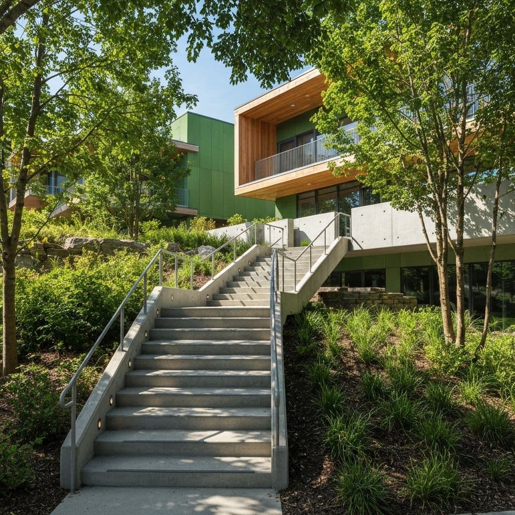 How Concrete Stairs Can Help to Improve Sustainability