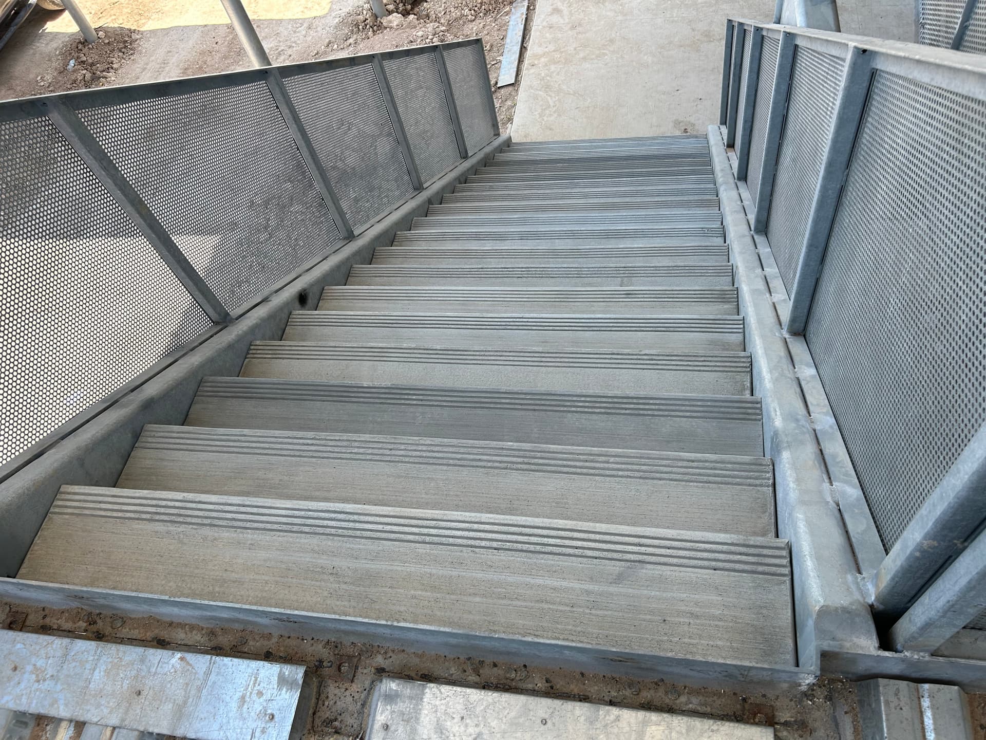 Multi-family housing stair treads