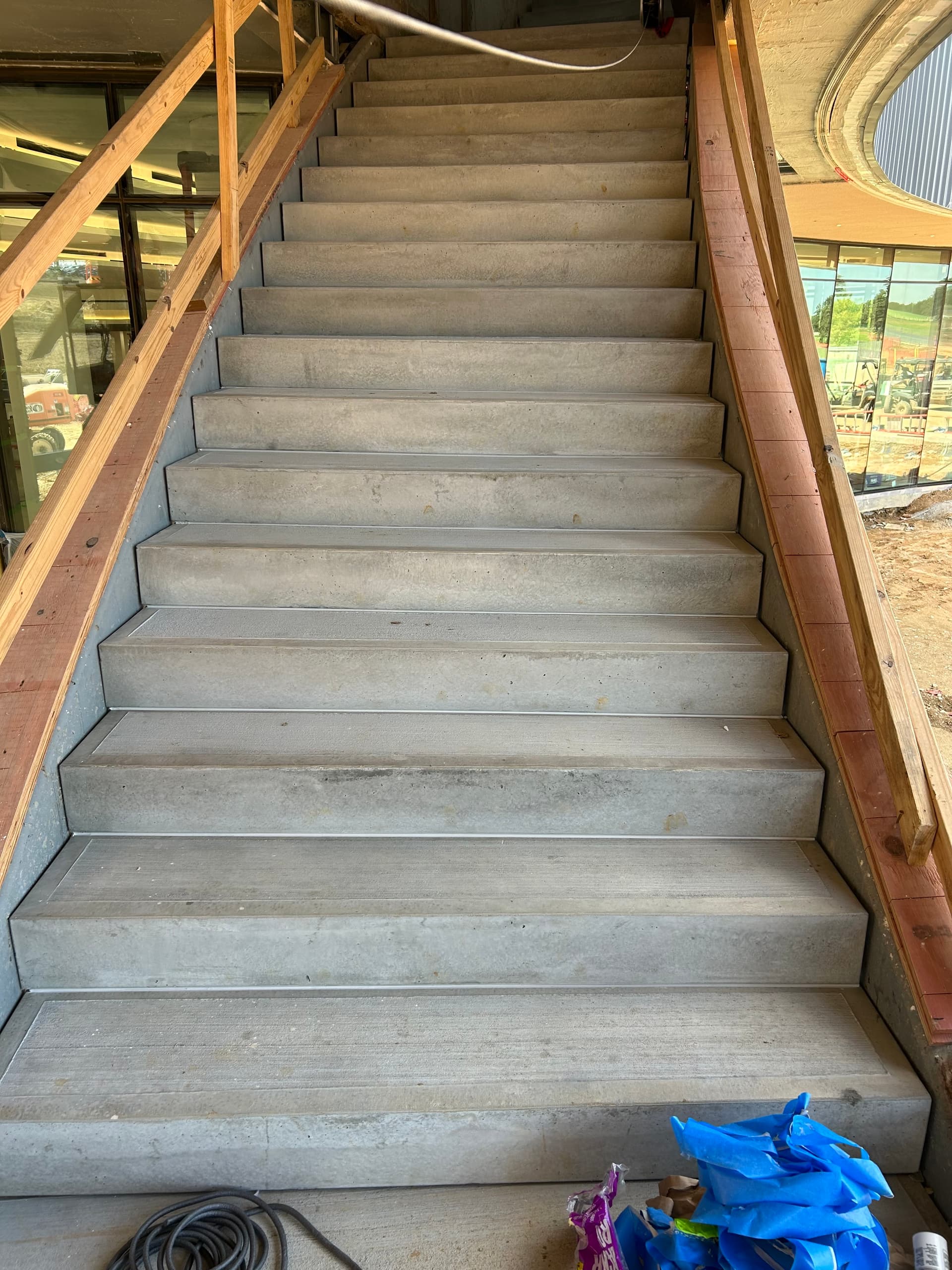 Exterior entry steps