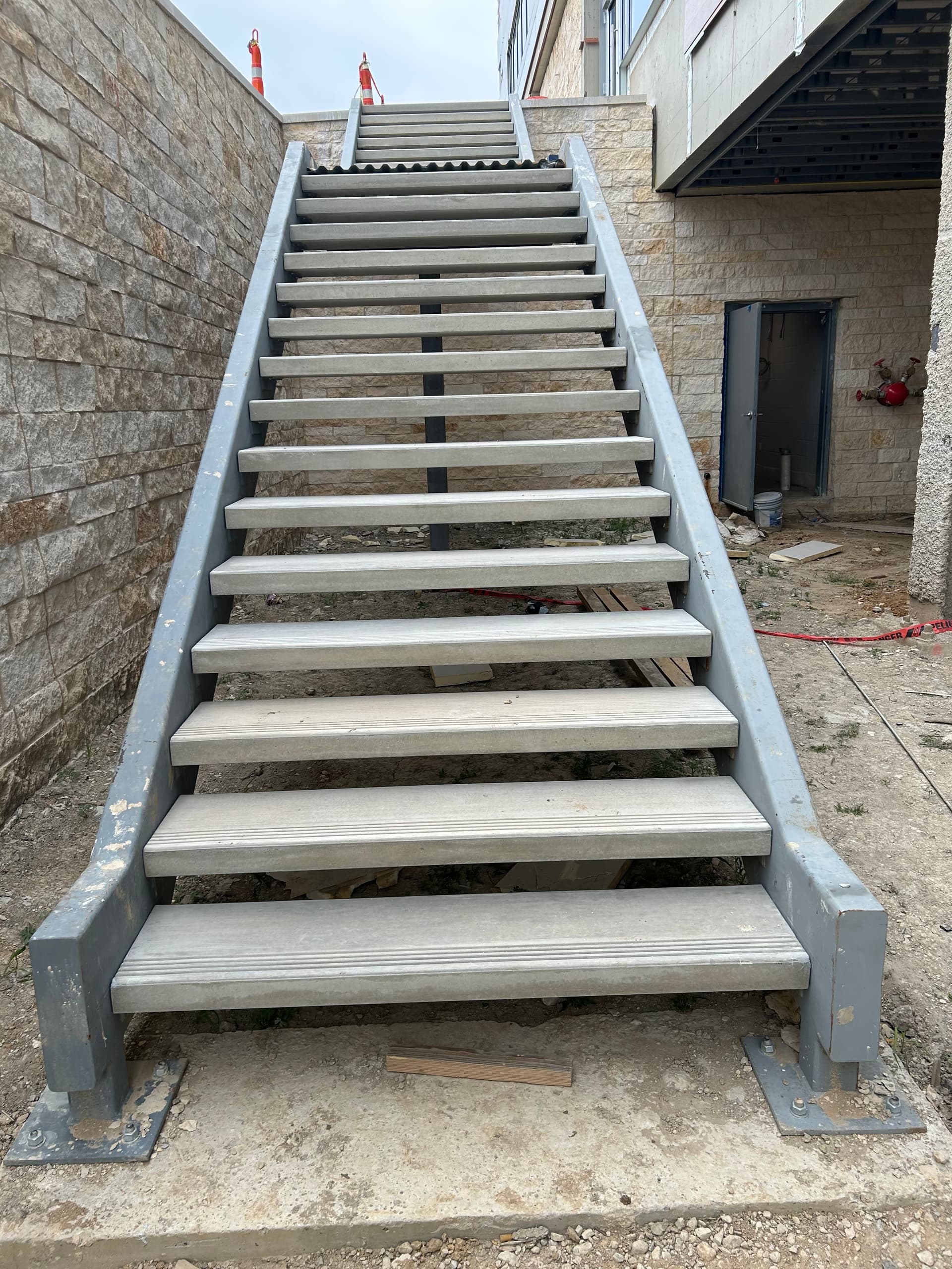 Basement stair treads
