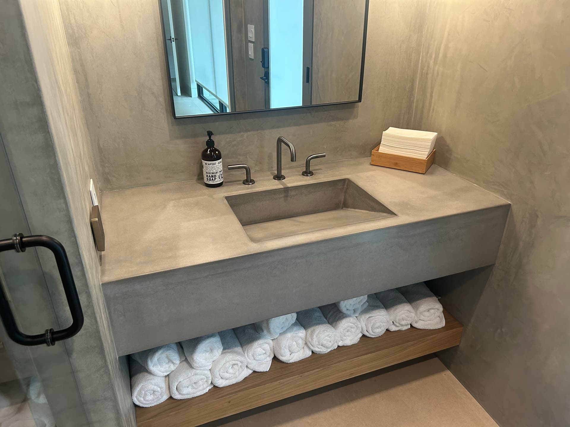 Concrete vanity top