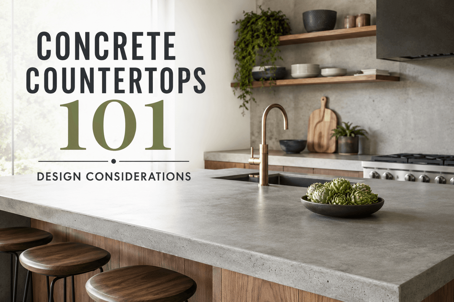 Concrete Countertops 101: Design Considerations