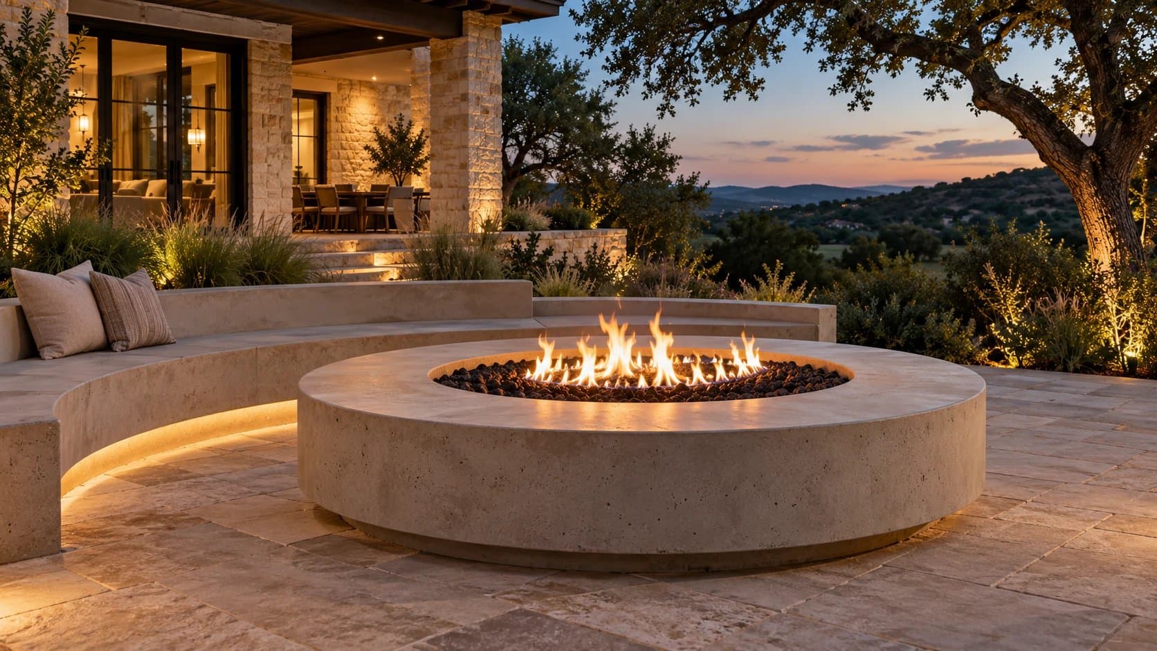 Custom Concrete Fire Pits: Sizes, Fuel Options, Pricing, and Lead Times